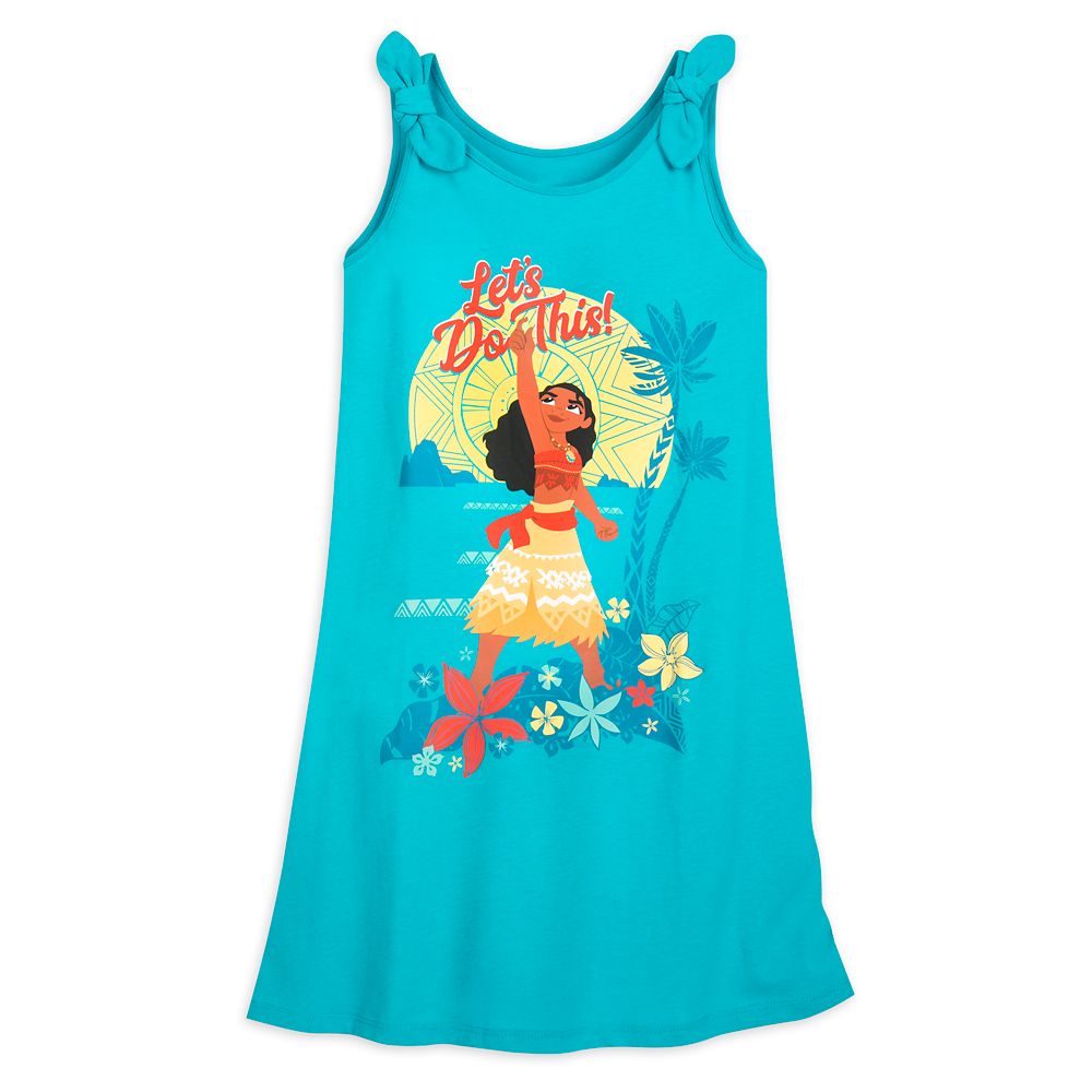 Moana Jersey Dress for Girls