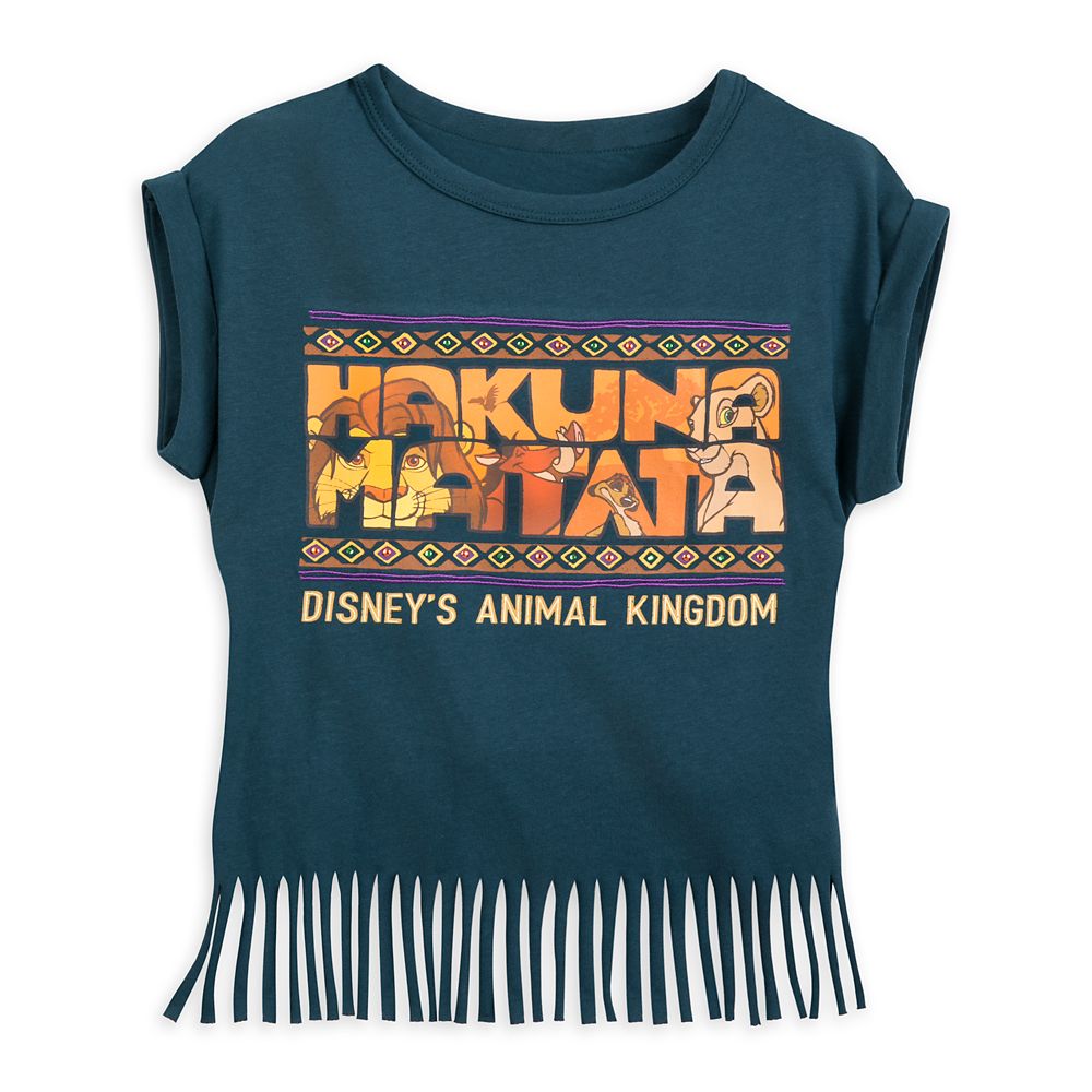 The Lion King Fringed Tee for Girls – Disney's Animal Kingdom