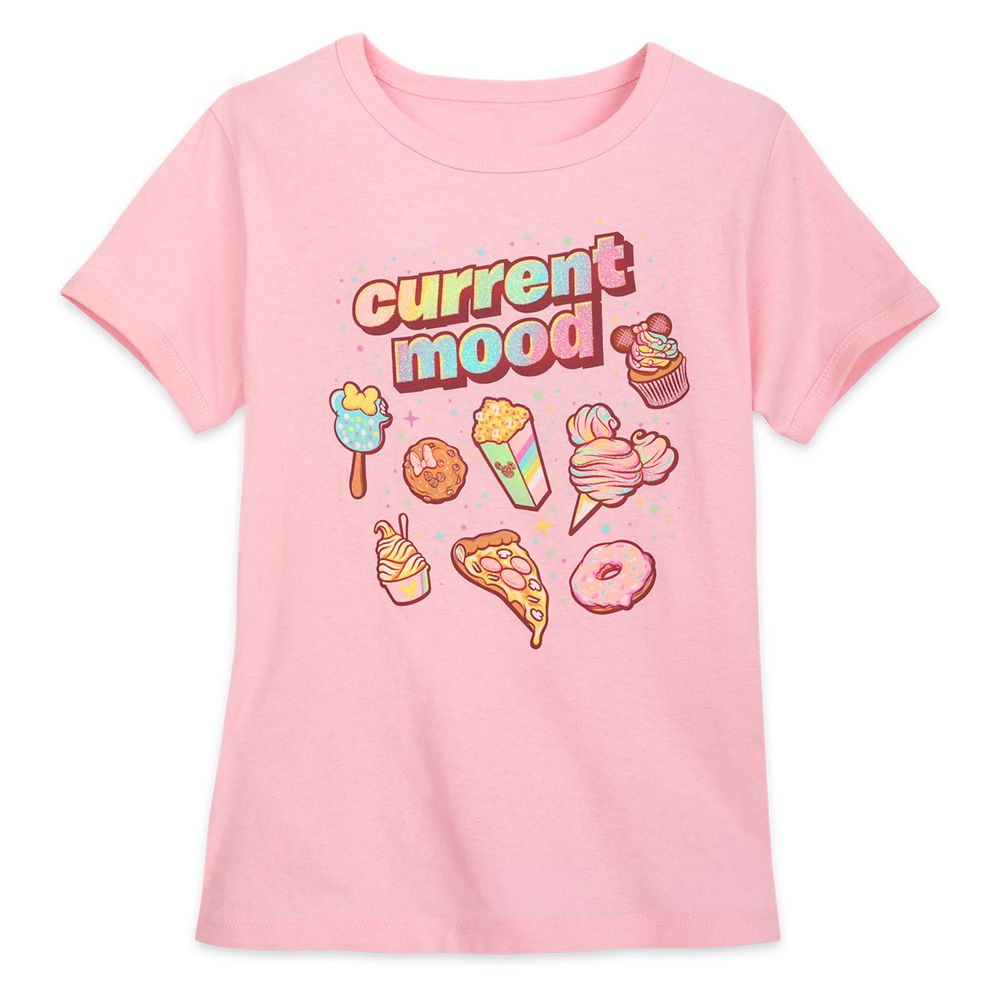 Disney Parks Food Icons ''Current Mood'' T-Shirt for Girls