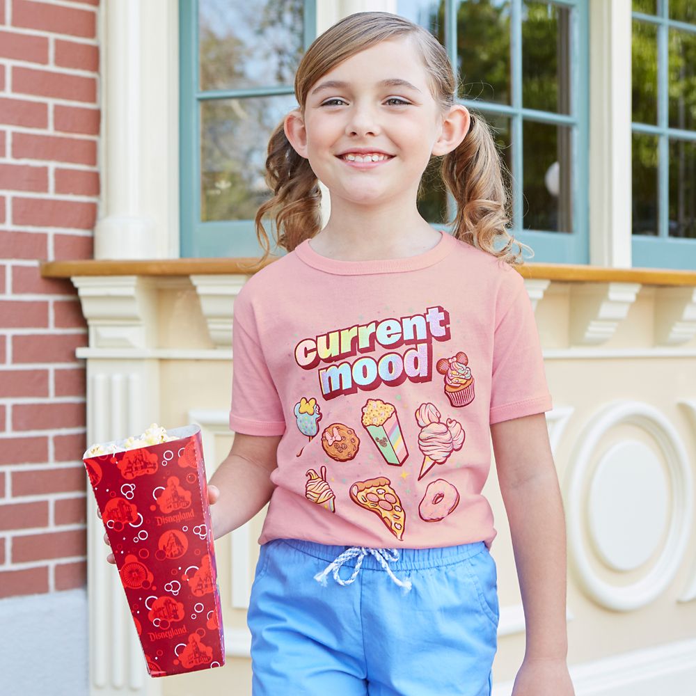 Disney Parks Food Icons ''Current Mood'' T-Shirt for Girls