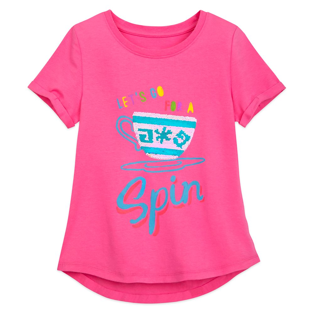 Mad Tea Party Reversible Sequin T-Shirt for Girls