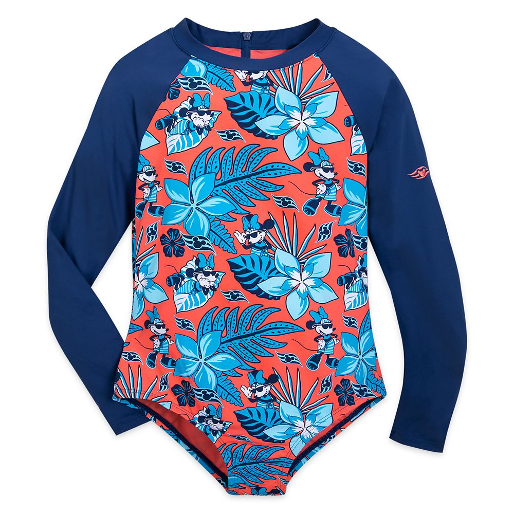 Minnie Mouse Rash Guard Swimsuit for Girls – Disney Cruise Line