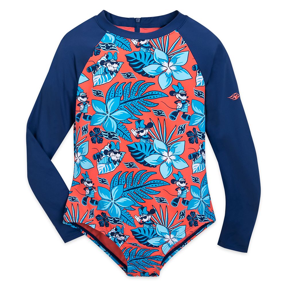 minnie mouse rash guard swimsuit