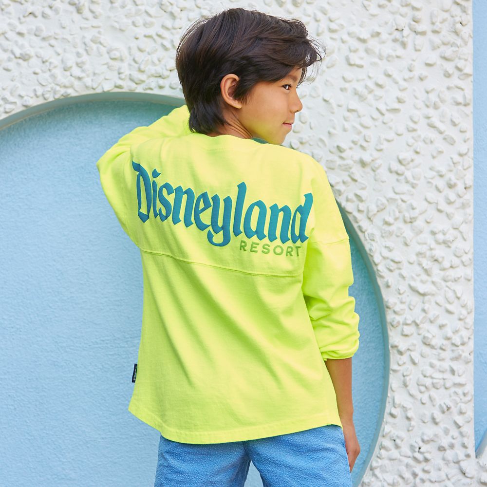 Mickey Mouse Neon Spirit Jersey for Kids – Disneyland – Yellow