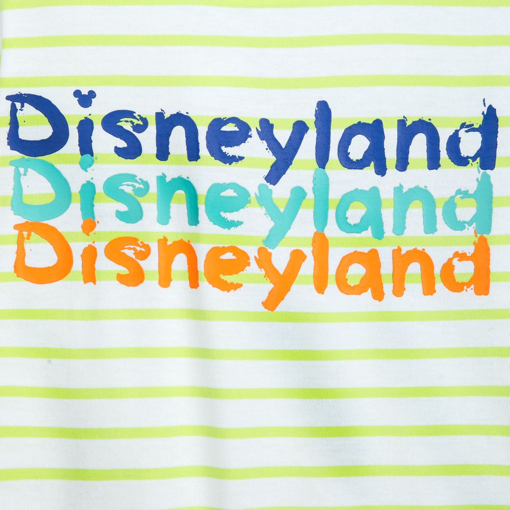 Disneyland Neon Striped T-Shirt for Kids