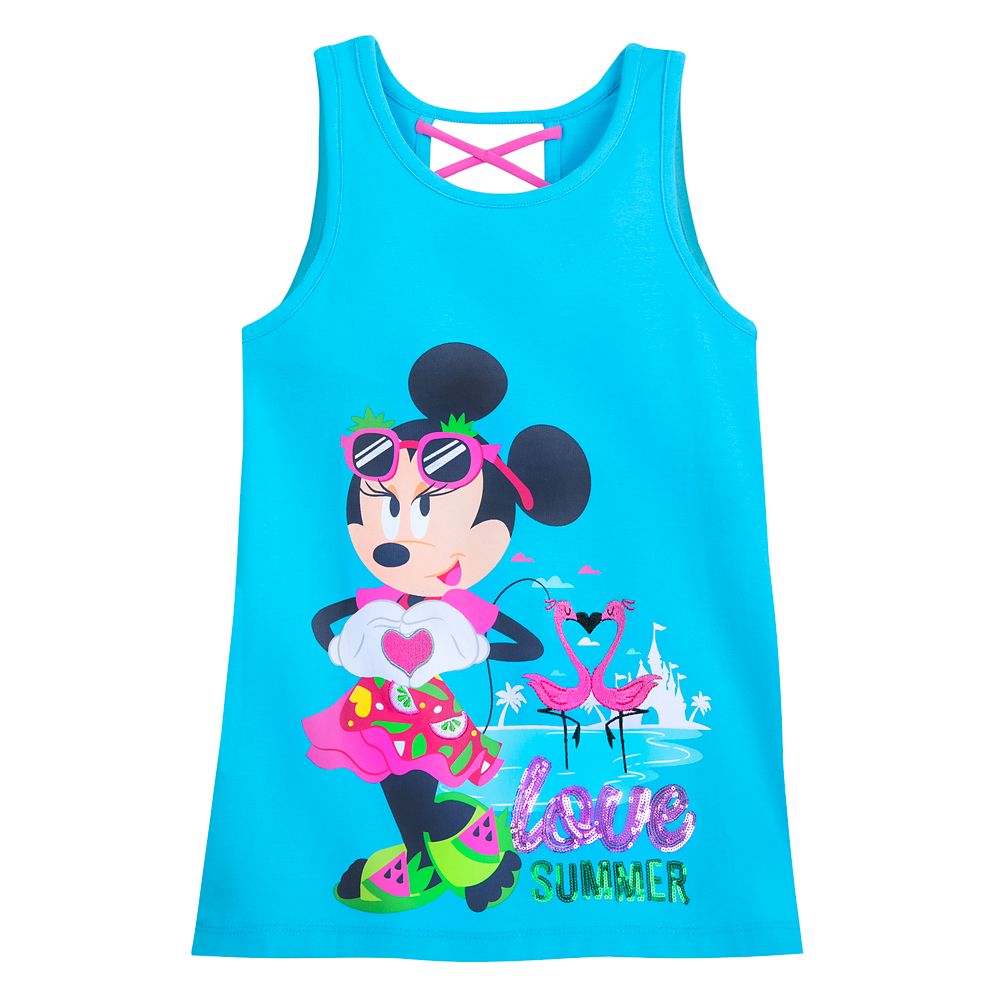 Minnie Mouse ''Love Summer'' Tank Top for Girls – Disneyland