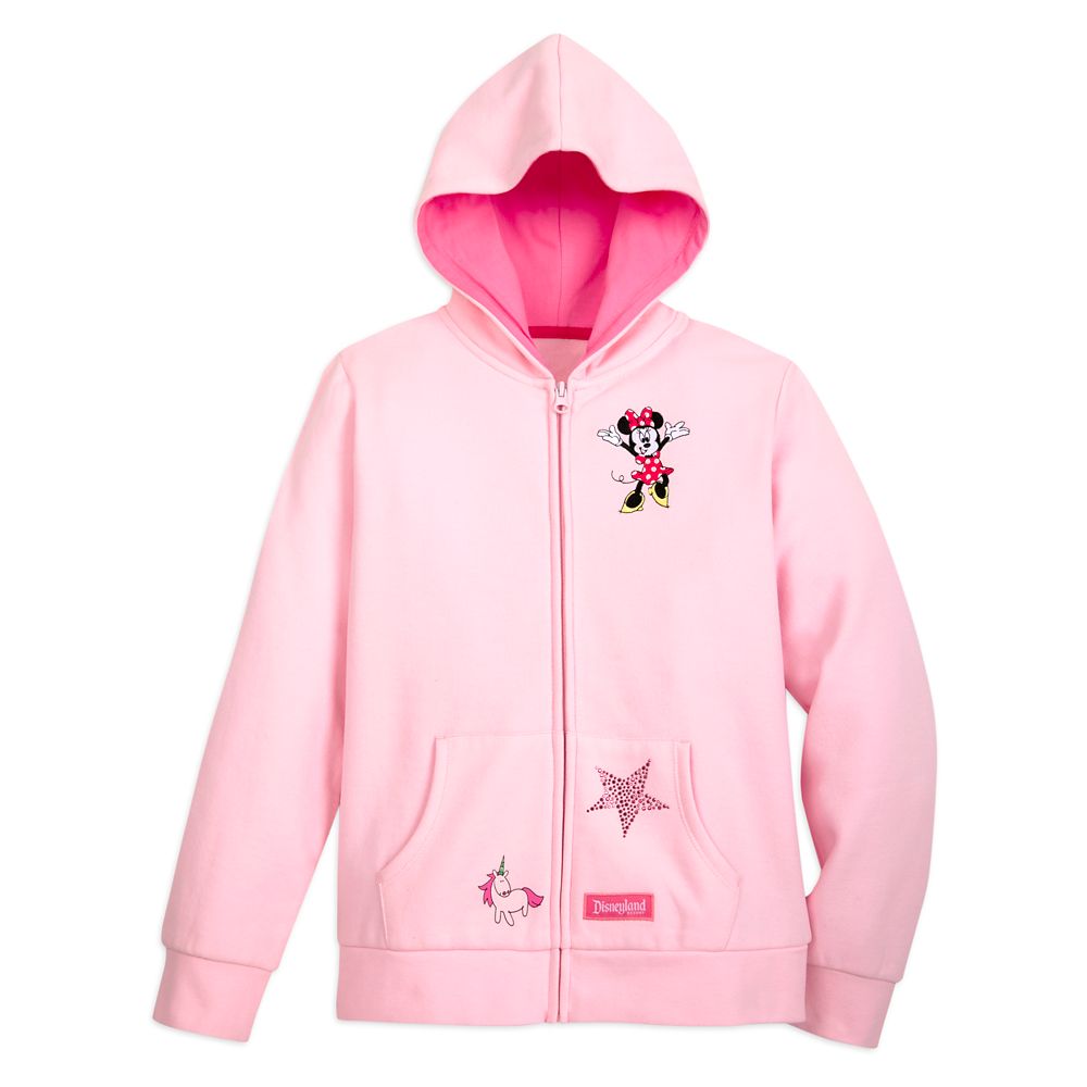 Minnie Mouse Zip Hoodie for Girls – Disneyland