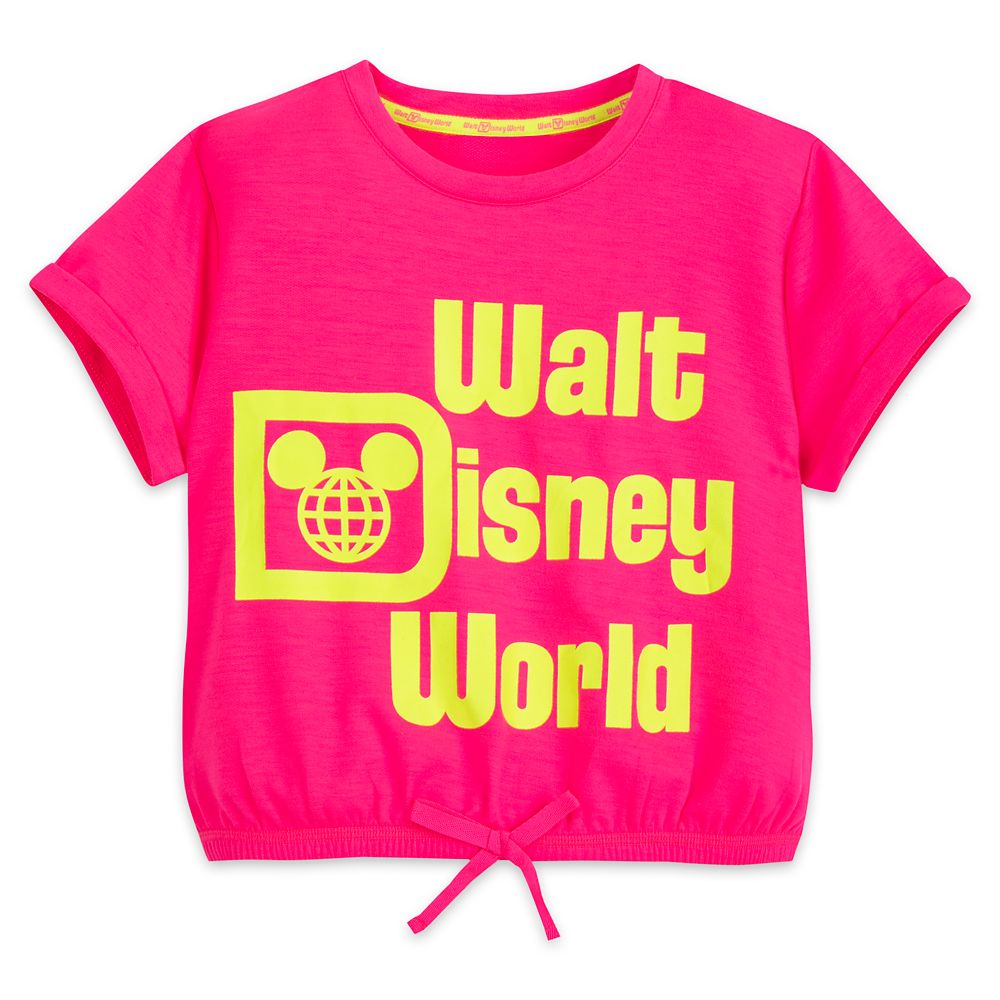 Walt Disney World Neon Cropped Top for Girls