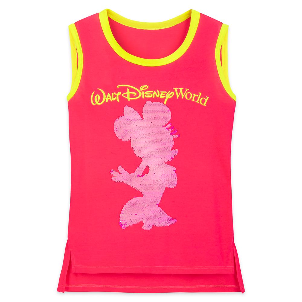 Minnie Mouse Reversible Sequin Neon Tank Top for Girls – Walt Disney World