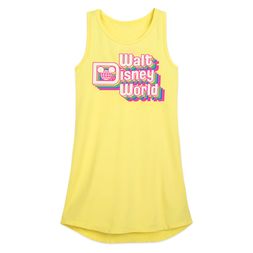 Walt Disney World Neon Tank Dress for Girls