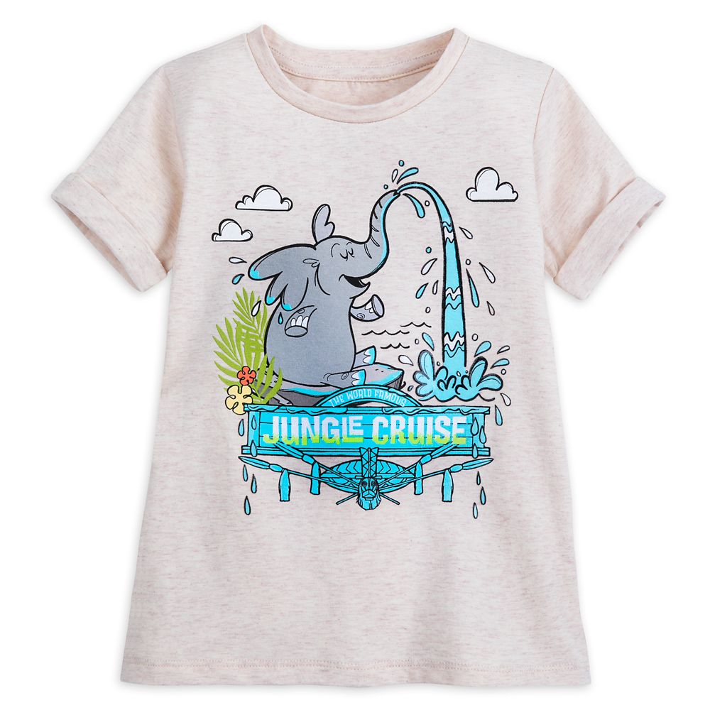 Jungle Cruise Elephant Pool T-Shirt for Girls