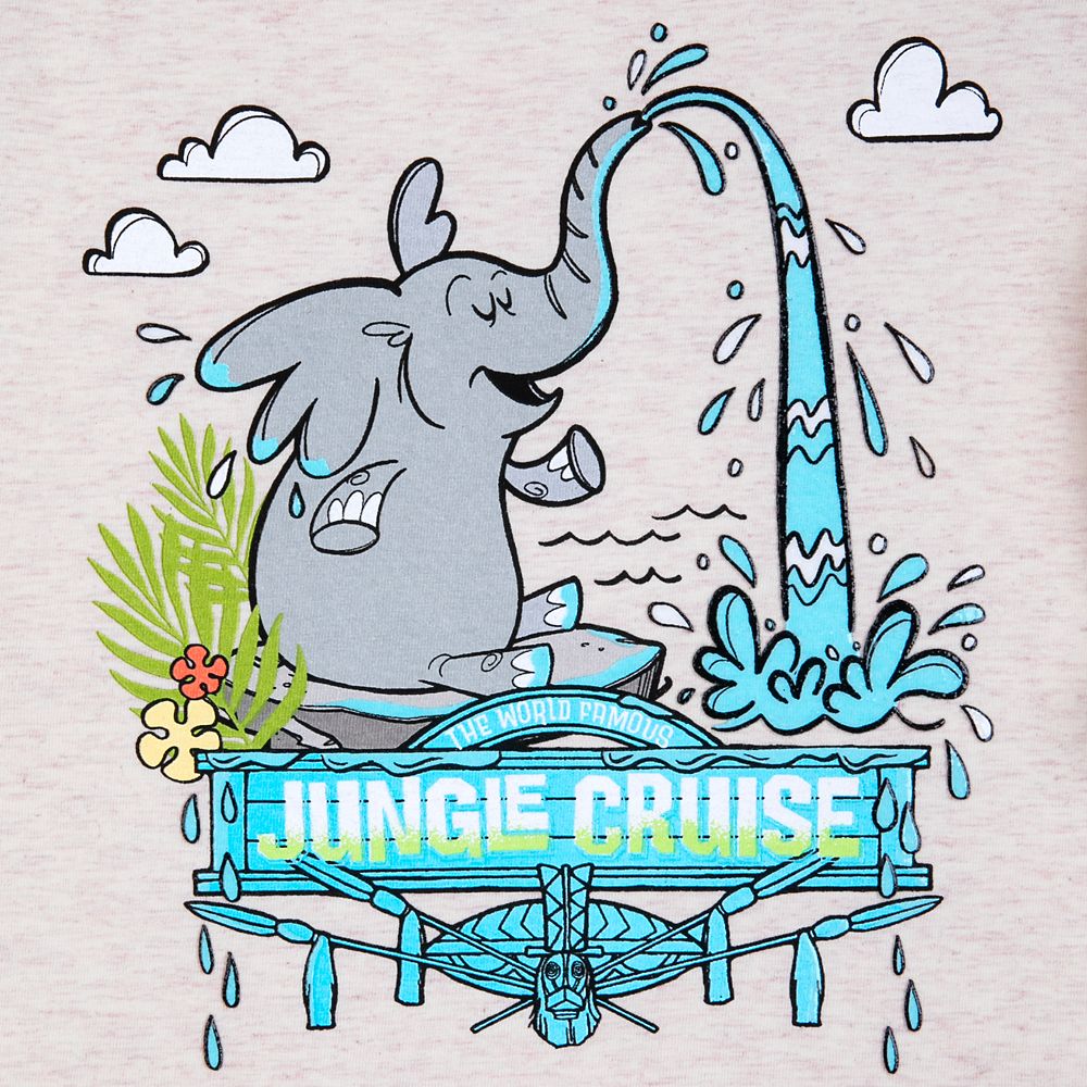 Jungle Cruise Elephant Pool T-Shirt for Girls