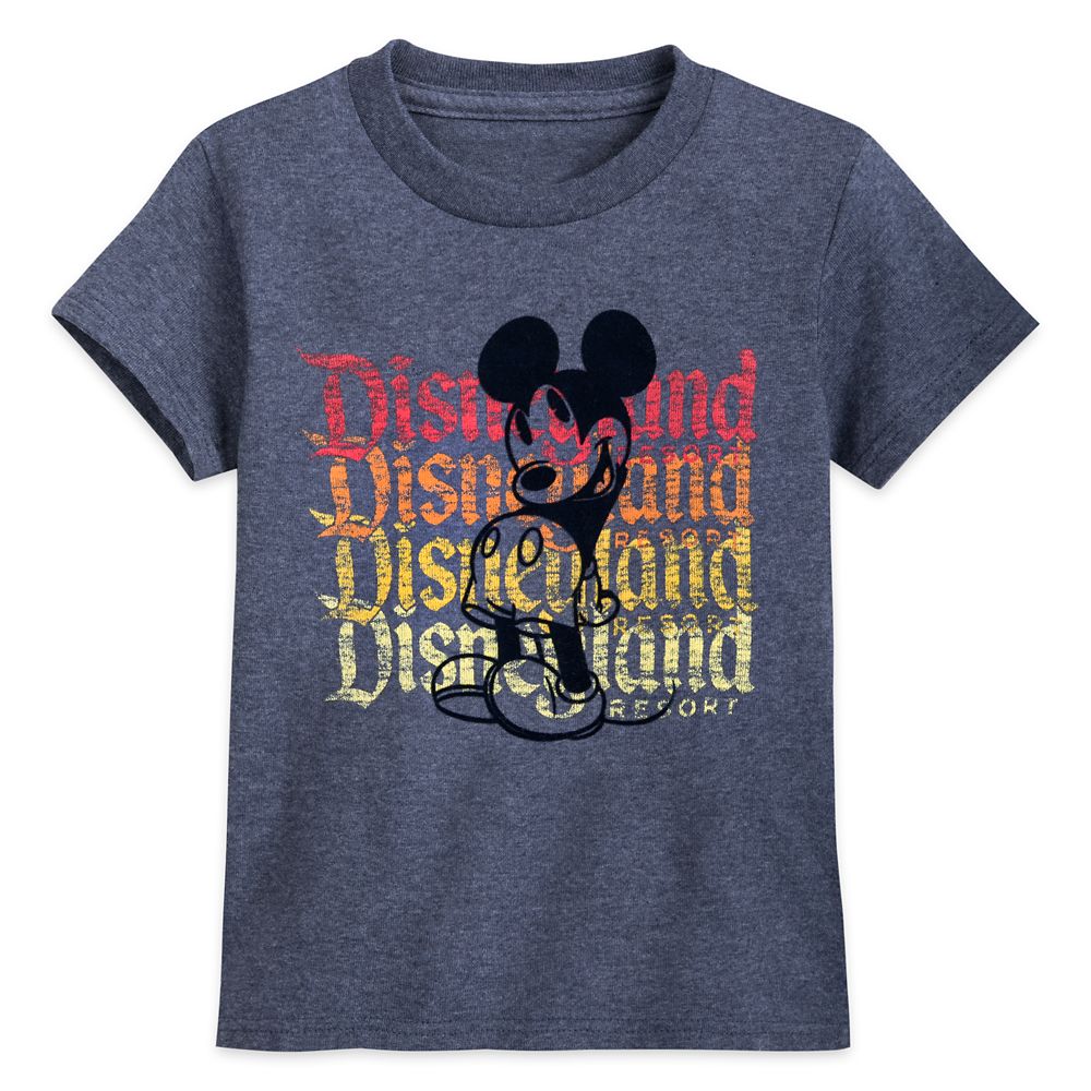 Mickey Mouse Flocked T-Shirt for Kids – Disneyland