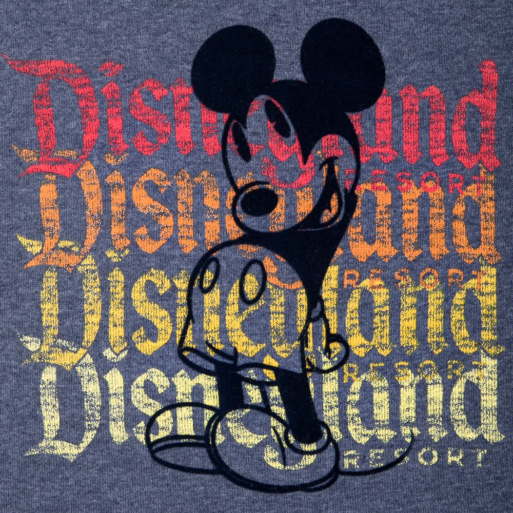 Mickey Mouse Flocked T-Shirt for Kids – Disneyland