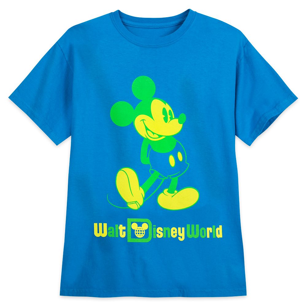 neon mickey mouse shirt