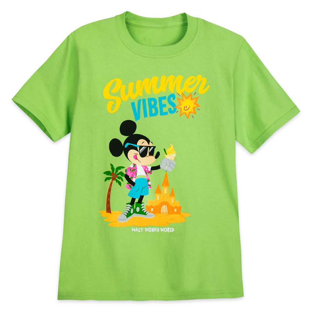 Mickey Mouse ''Summer Vibes'' T-Shirt for Kids  Walt Disney World