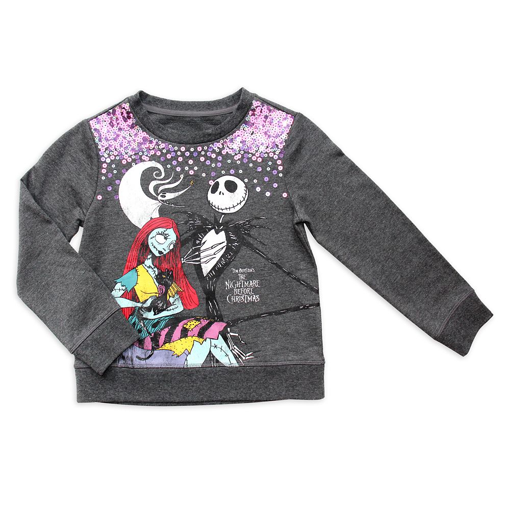 Jack Skellington, Sally and Zero Sweatshirt for Girls