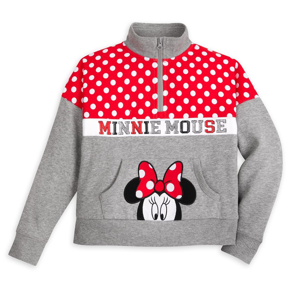 Minnie Mouse Zip Pullover for Girls – Walt Disney World