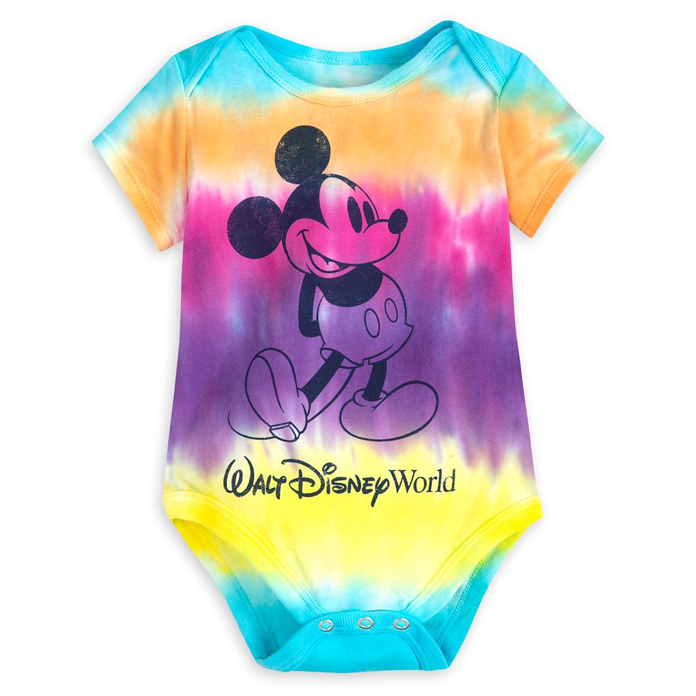 Mickey Mouse Tie-Dye Bodysuit for Baby – Walt Disney World now out for purchase