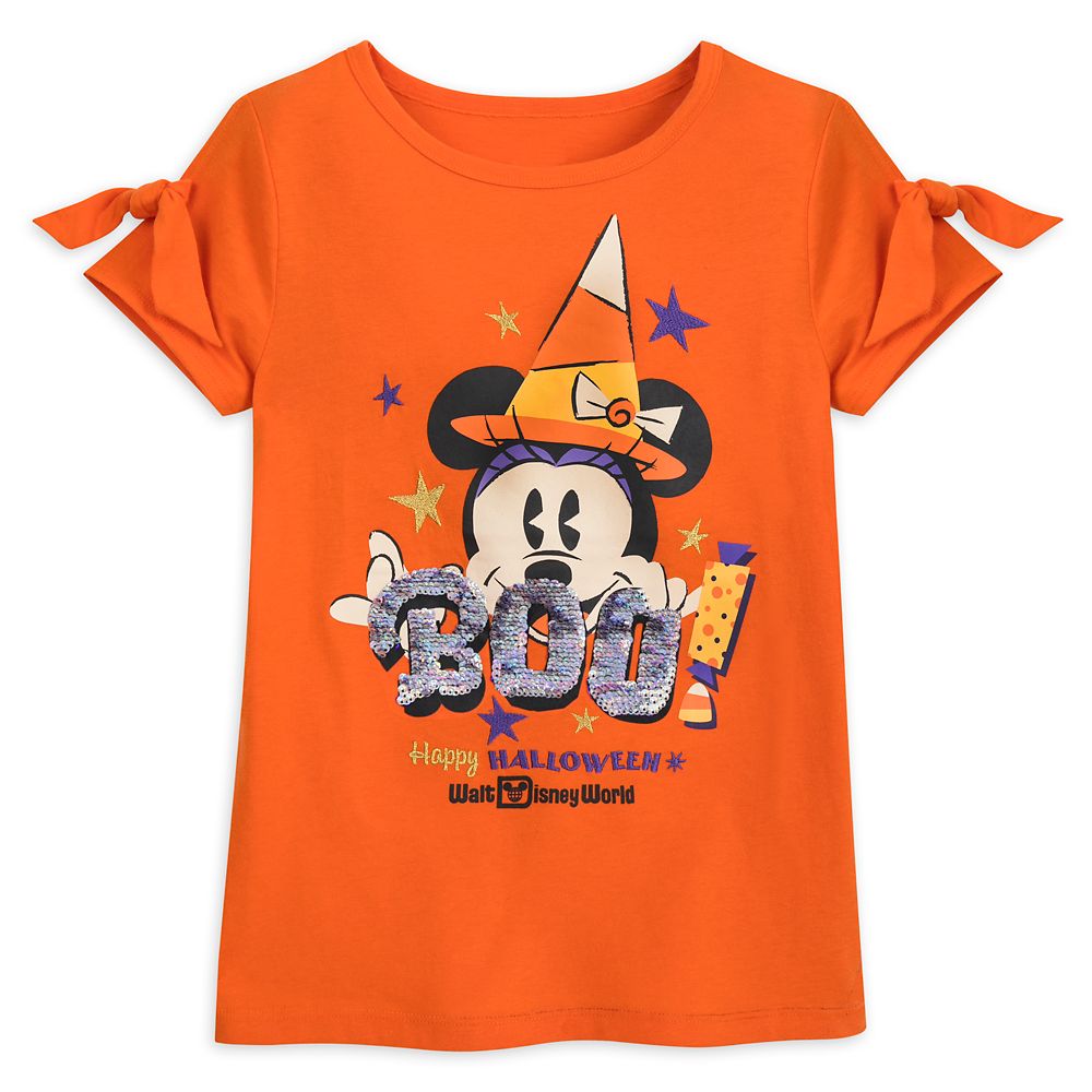 Minnie Mouse Halloween Reversible Sequin T-Shirt for Girls – Walt Disney World