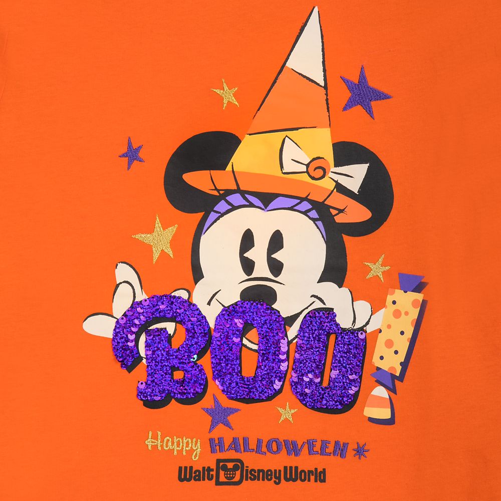 Minnie Mouse Halloween Reversible Sequin T-Shirt for Girls – Walt Disney World