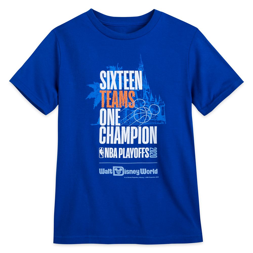 ''Sixteen Teams, One Champion'' T-Shirt for Kids  NBA Experience Official shopDisney