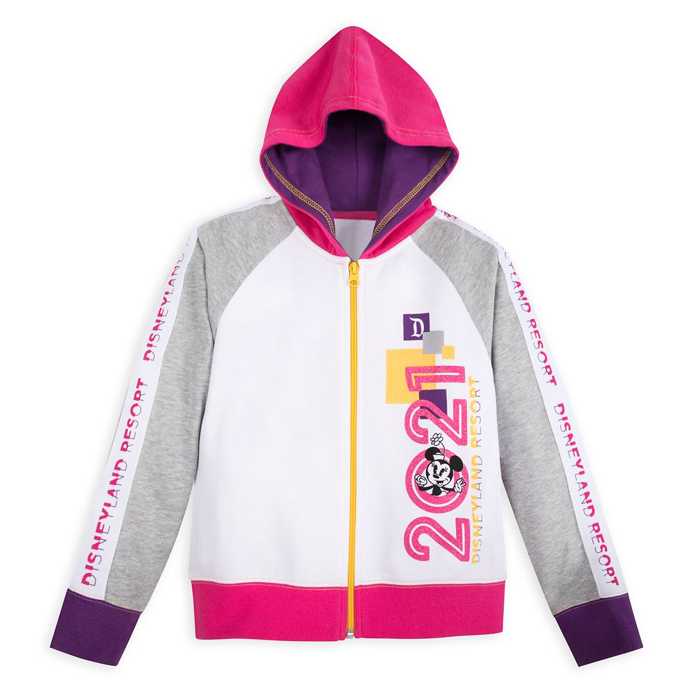 Minnie Mouse and Friends Zip Hoodie for Girls – Disneyland 2021