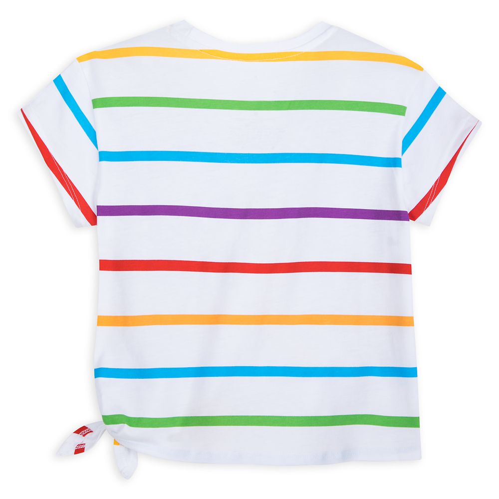 Mickey and Minnie Mouse Striped T-Shirt for Kids – Walt Disney World