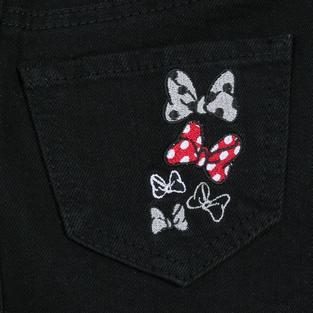 Minnie Mouse Black Denim Skirt for Girls