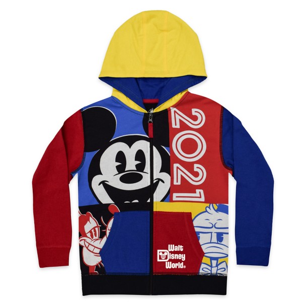 Mickey Mouse and Friends Zip Hoodie for Kids – Walt Disney World 2021