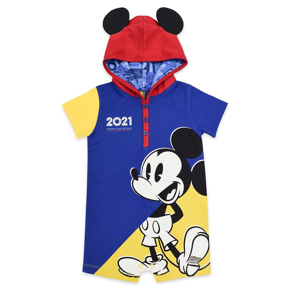 Mickey Mouse Hooded Romper for Baby – Disneyland 2021