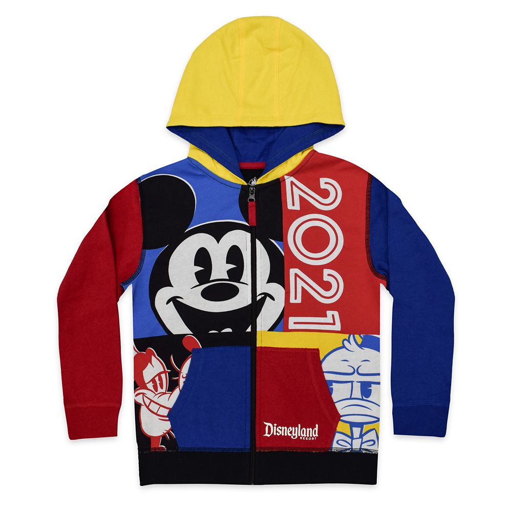 Mickey Mouse and Friends Zip Hoodie for Kids – Disneyland 2021