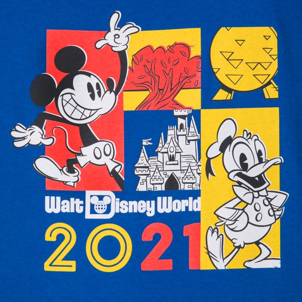 Disney Youth Shirt - Walt Disney World 2021 Logo - Mickey Mouse and Donald  Duck