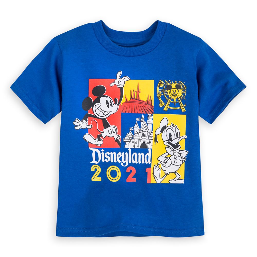 Mickey Mouse and Donald Duck T-Shirt for Toddlers – Disneyland 2021 released today