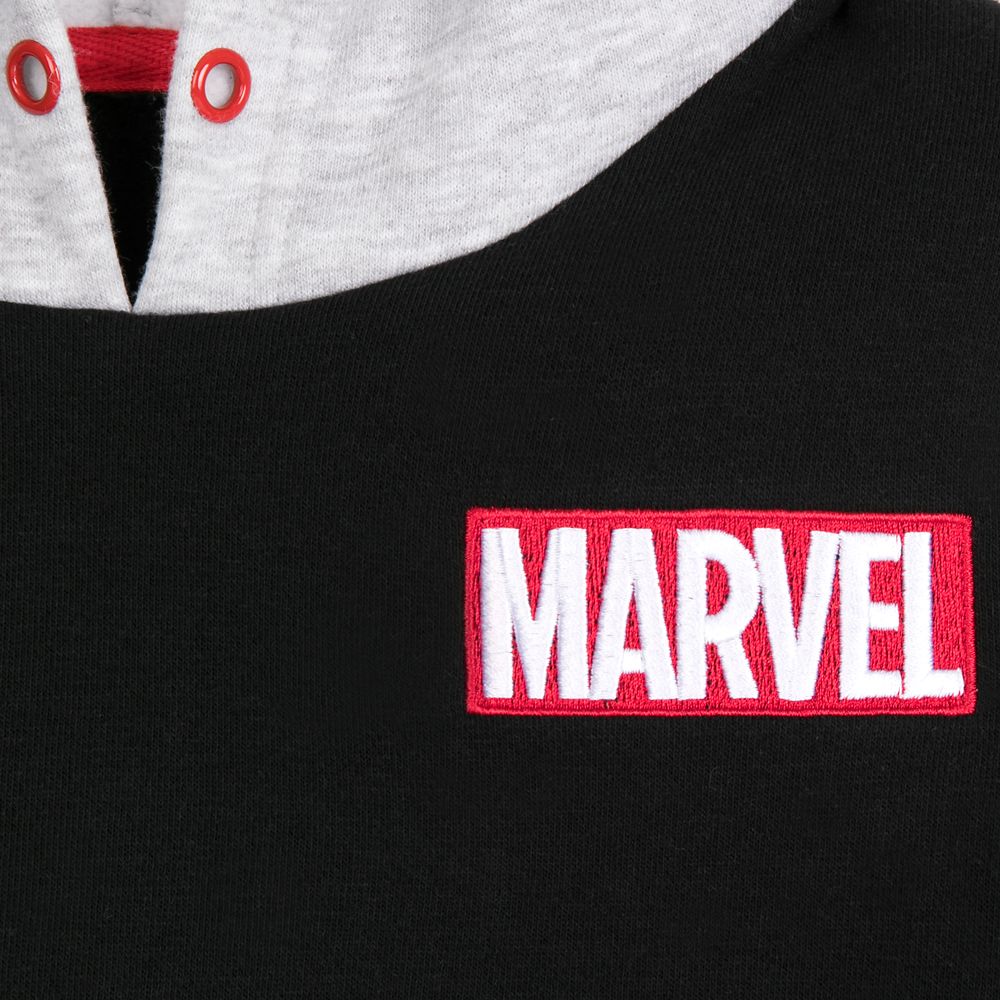 Marvel Logo Short Sleeve Fashion Hoodie for Kids by Our Universe