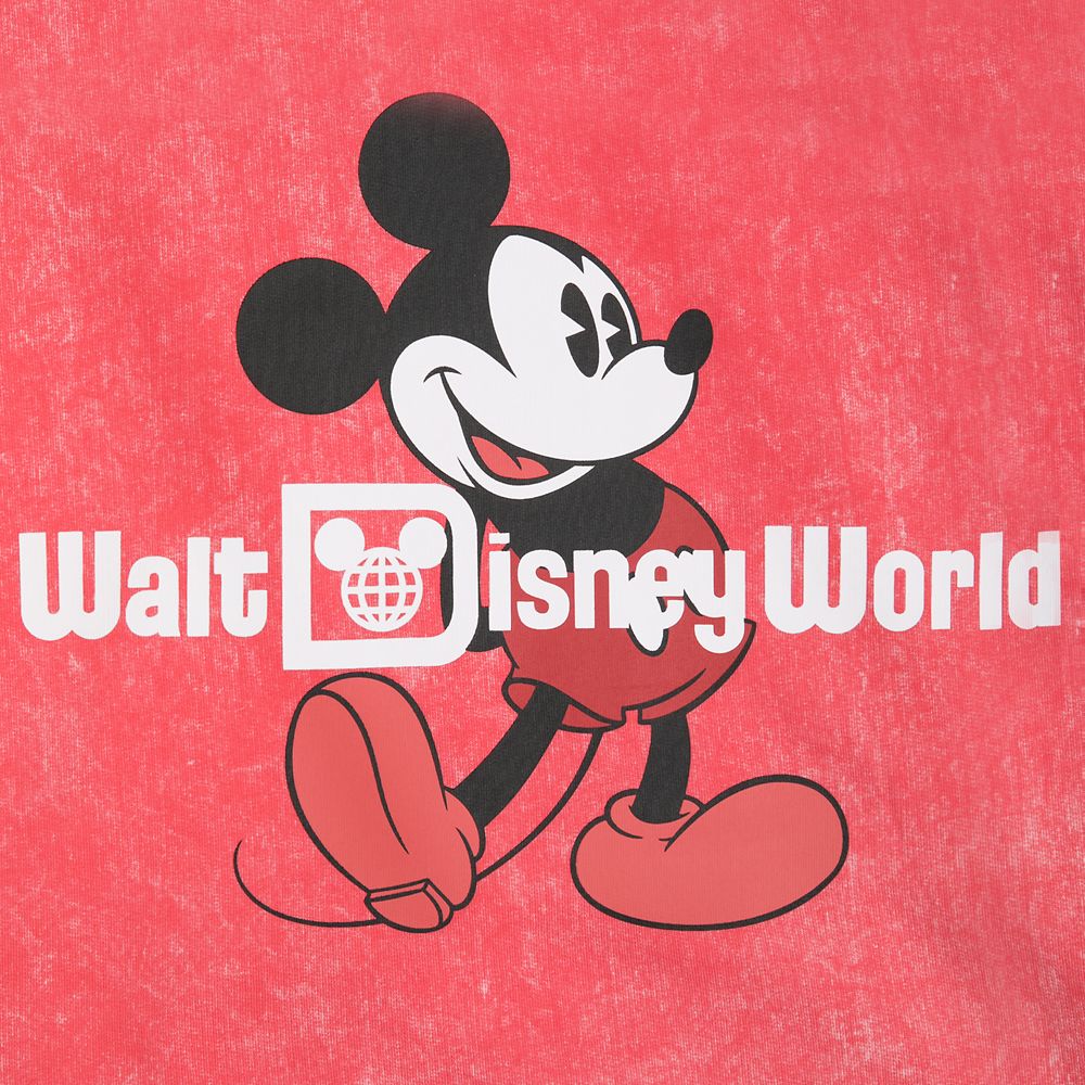 Mickey Mouse Mineral Wash Sweatshirt for Toddlers – Walt Disney World – Red