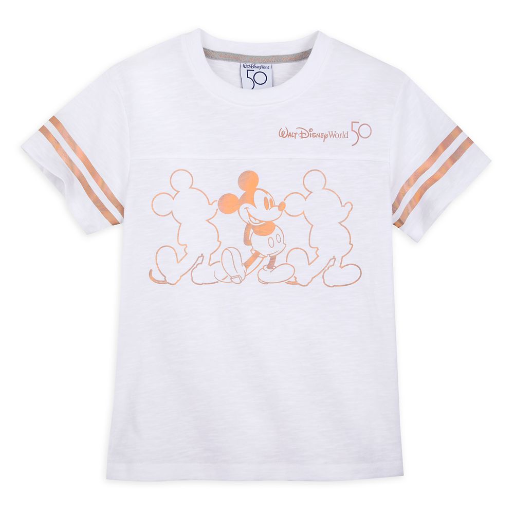 Walt Disney World 50th Anniversary Football T-Shirt for Kids