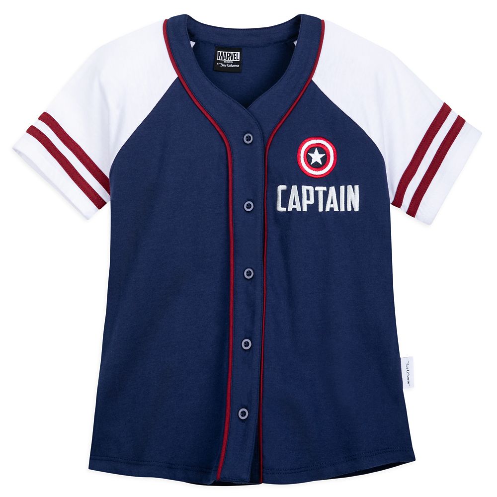 Captain America Top for Girls by Her Universe – Avengers