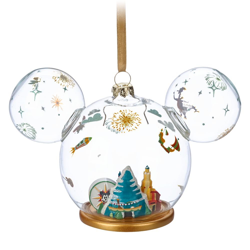 Mickey Mouse Icon Glass Ball Ornament – Disneyland