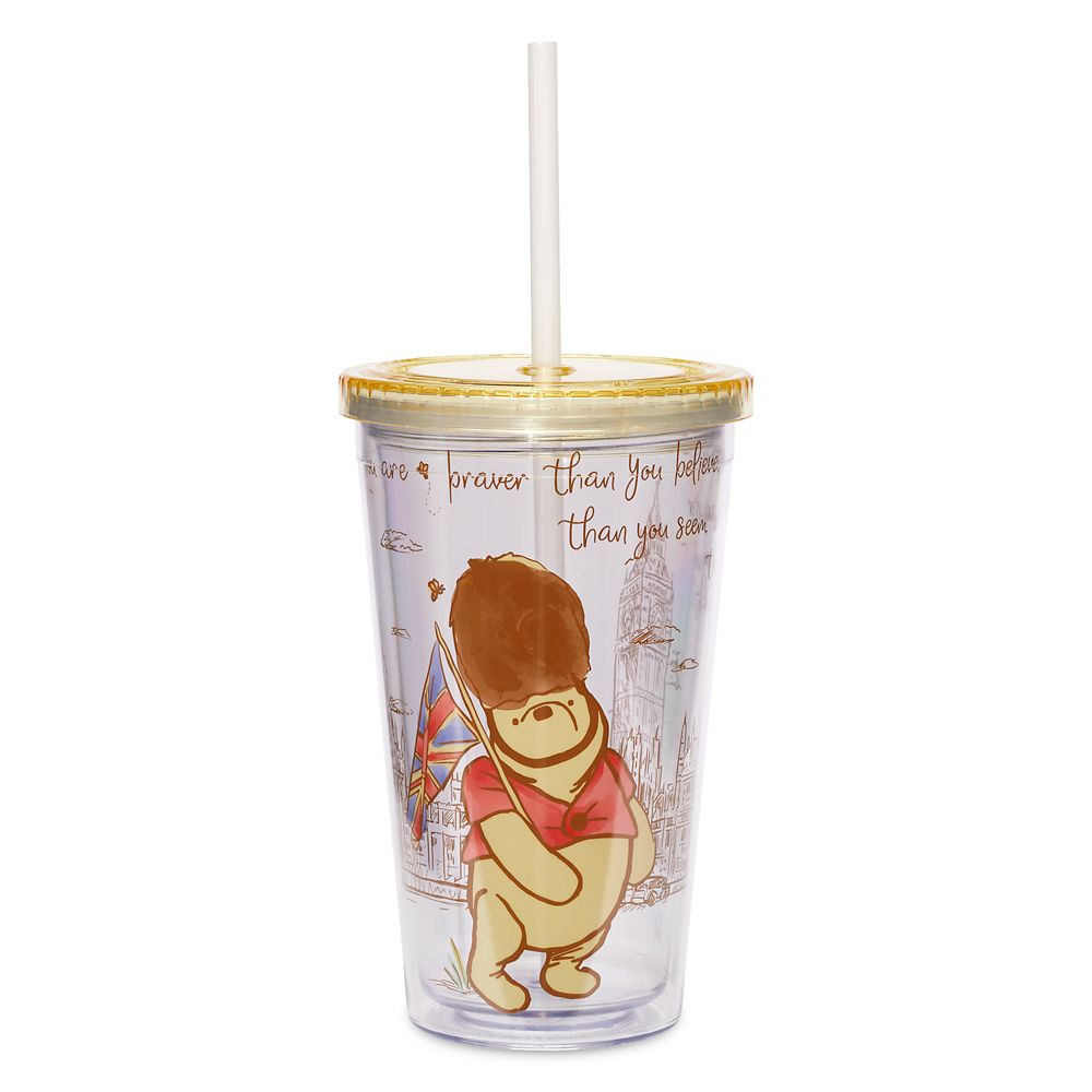 Disney Tumbler with Straw - Winnie the Pooh-KitPlast-2897