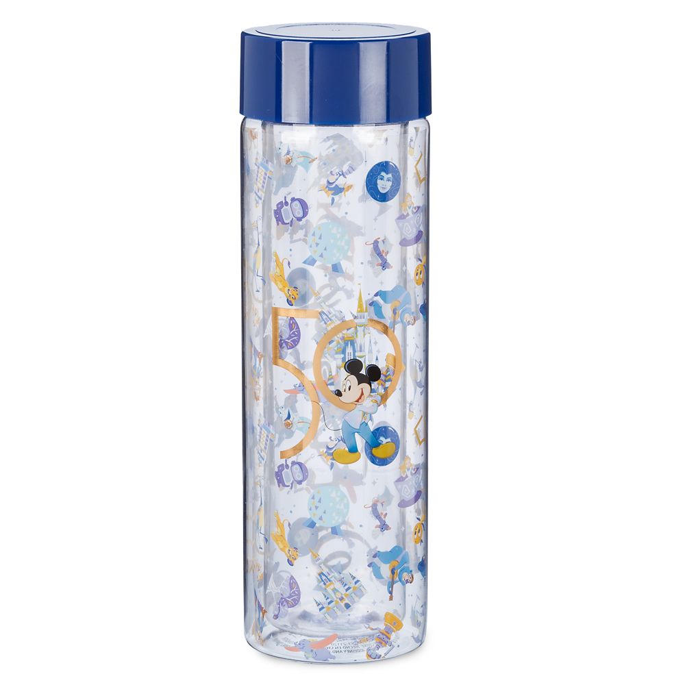 50th Anniversary Castle Fireworks Color-Changing Water Bottle