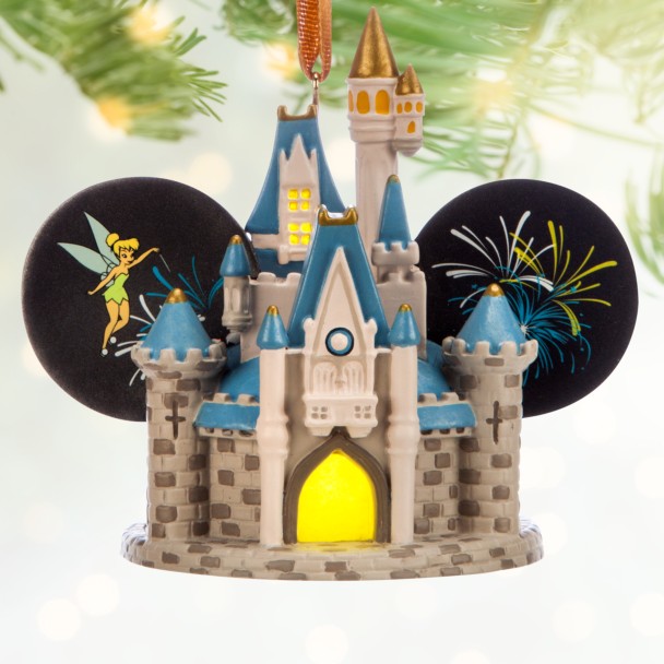 Cinderella Castle Light-Up Ear Hat Ornament – Walt Disney World