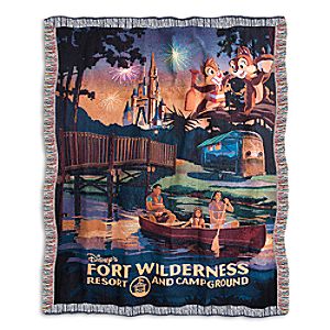 Fort Wilderness Resort and Campground Tapestry Woven Throw