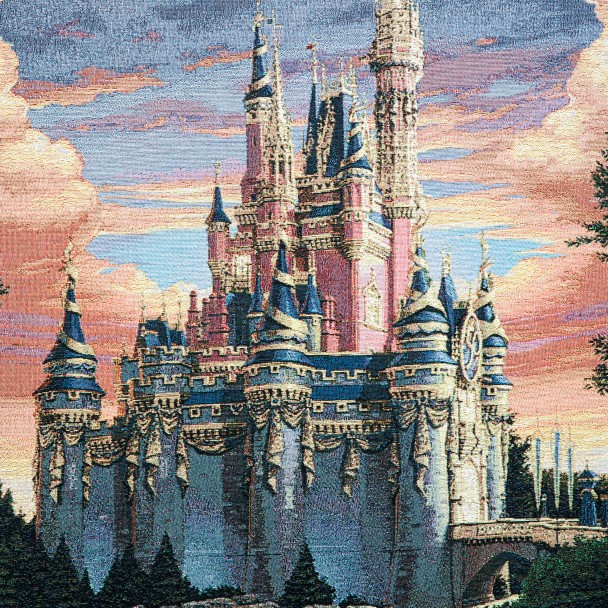 Cinderella Castle Tapestry – Walt Disney World 50th Anniversary