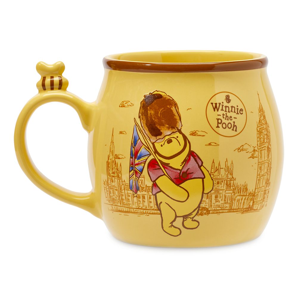 Disney Winnie The Pooh Hunny Pot Sculpted Ceramic Mini Mugs | Set of 2