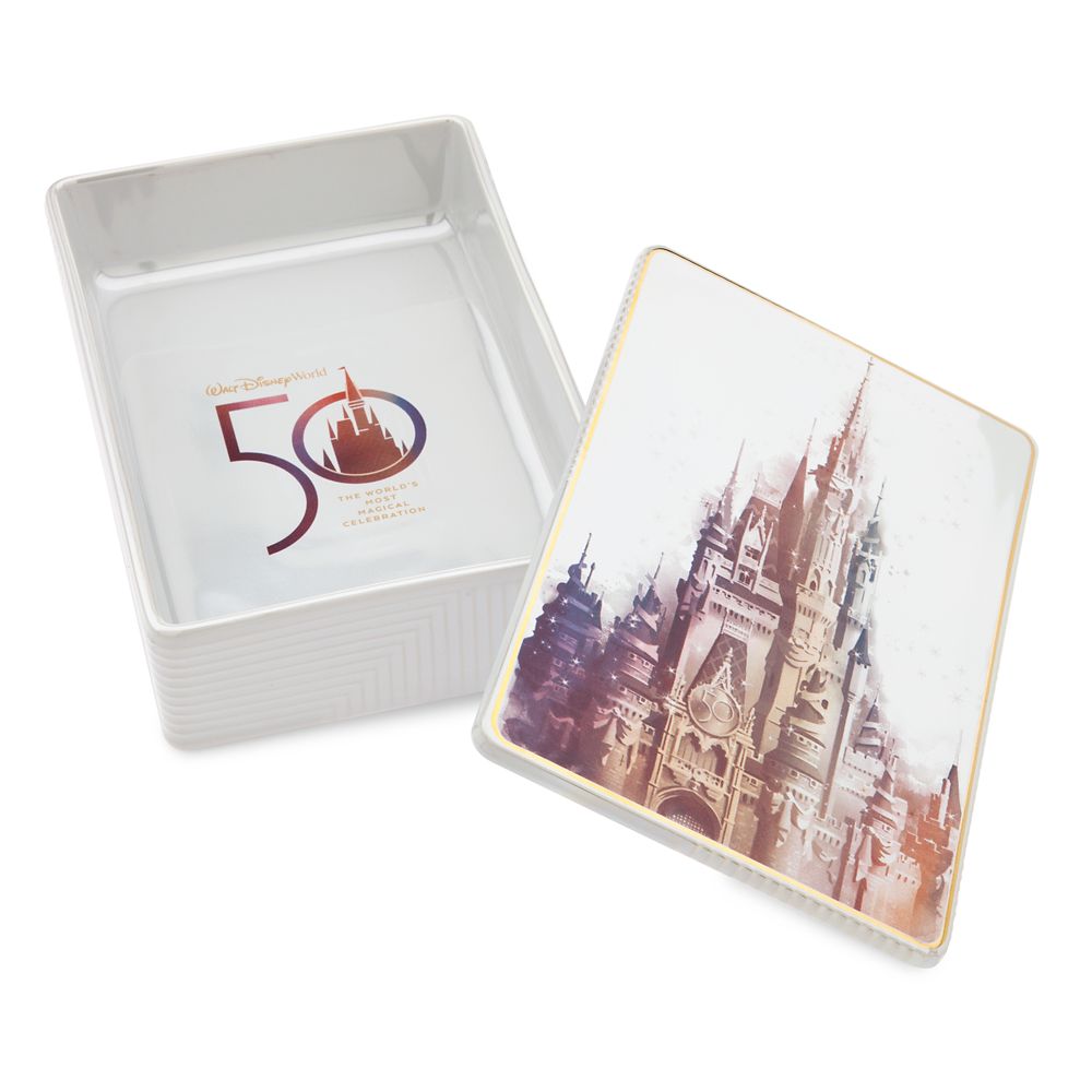 Walt Disney World 50th Anniversary Ceramic Trinket Box is now available online