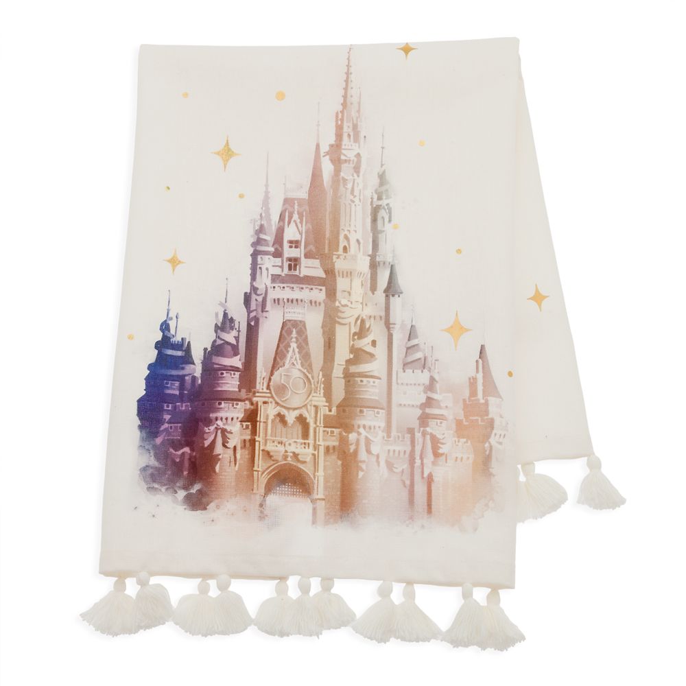2021 Walt Disney World 50th Anniversary Celebration Castle Kitchen Towel NEW 