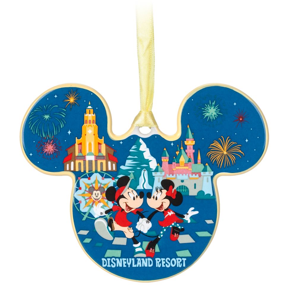 Mickey Mouse Icon Ceramic Ornament – Disneyland now available for purchase