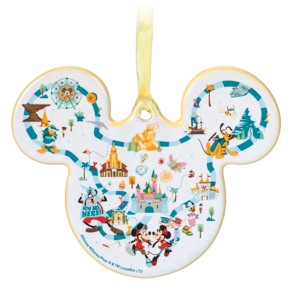 Mickey Mouse Icon Ceramic Ornament – Disneyland