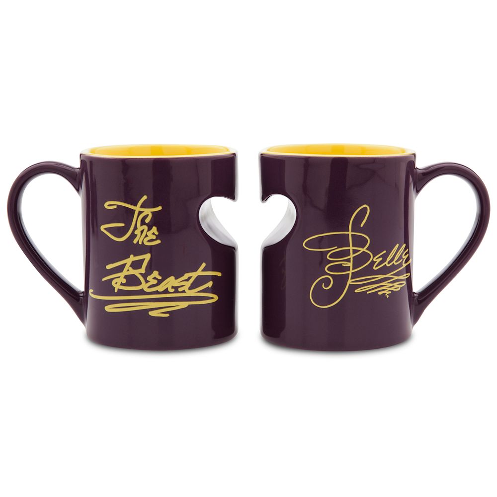 beauty and the beast mug and tea infuser set